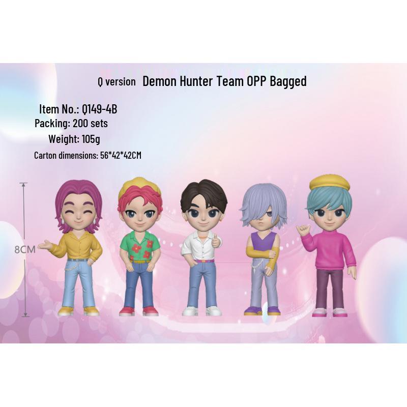 Cross Demon Hunter Rumi & Mimi K-Pop Figure Model Blind Box Ornament