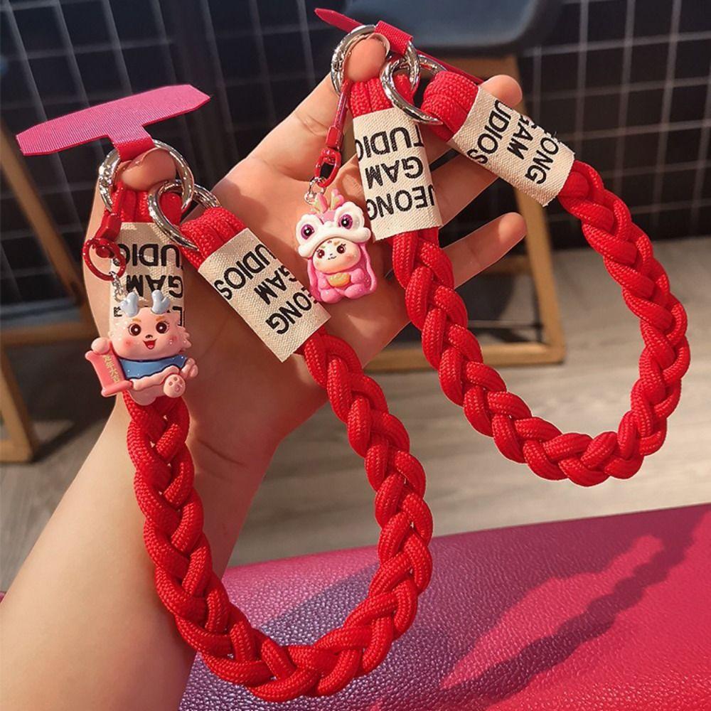 

Keychain Anti-lost Rope Year of The Dragon Hanging Rope Universal Phone Chain