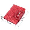 Small Women's Wallet KARYA Wallet 22819 Made of Textured Genuine Leather Red