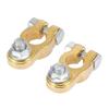 2Pcs Car Battery Terminal Wire Cable Clamp Top Quick Post Terminal Positive & Negative Electric Connector Clamps CP-0363-01