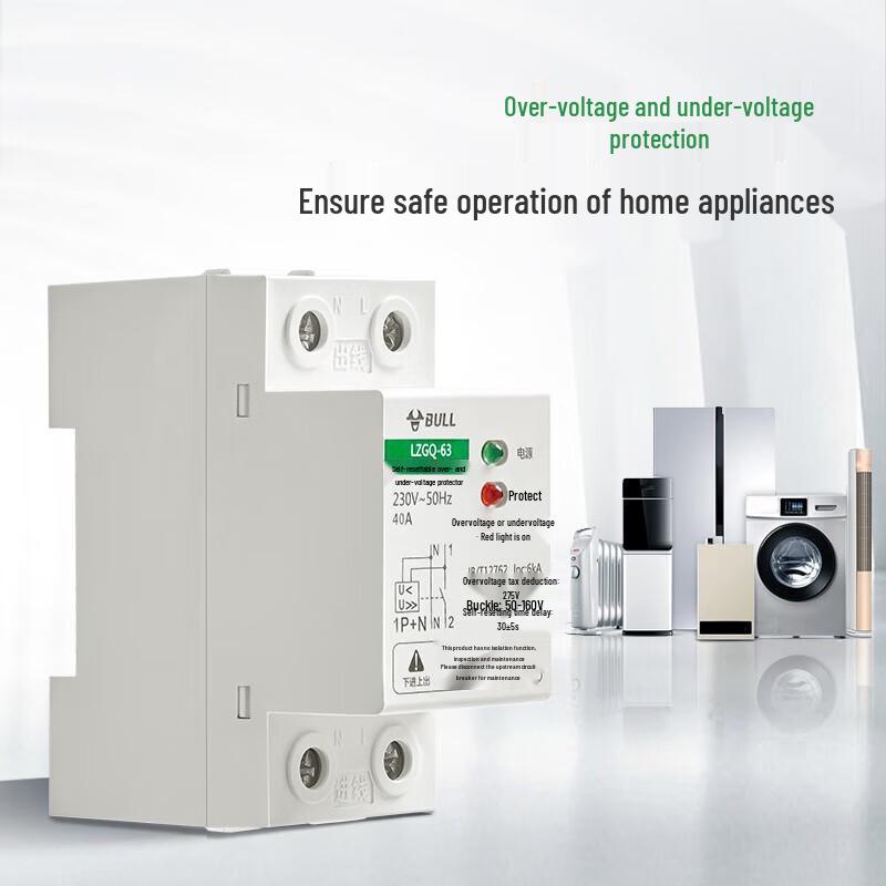 

Bull Self-Resetting Over-Under Voltage Protector Circuit Breaker