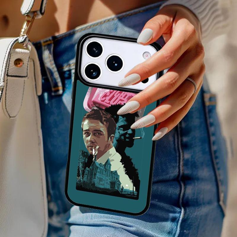 

Fight Club Phone Case For iPhone 17 Air 14 15 13 12 Max Cover For Apple 14 15 16 16e 11 Pro Max Plus Coque iPhone 11