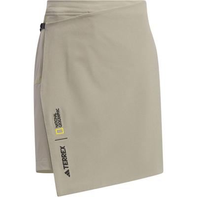 Fustă de exterior confortabilă, sport, casual, pentru femei, rezistentă la vânt, cu absorbție a umidității, hidrofobă, Pebble-Silver-Gray IS9530
