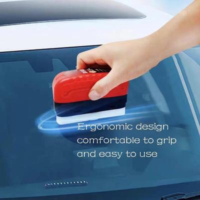 Araba Camı Parlak Güçlü Araba Ön Cam Temizleyici Yağ Filmi Sökücü Araba Camı Temizleyici Kirleri Temizler Araba Temizleme Fırçası