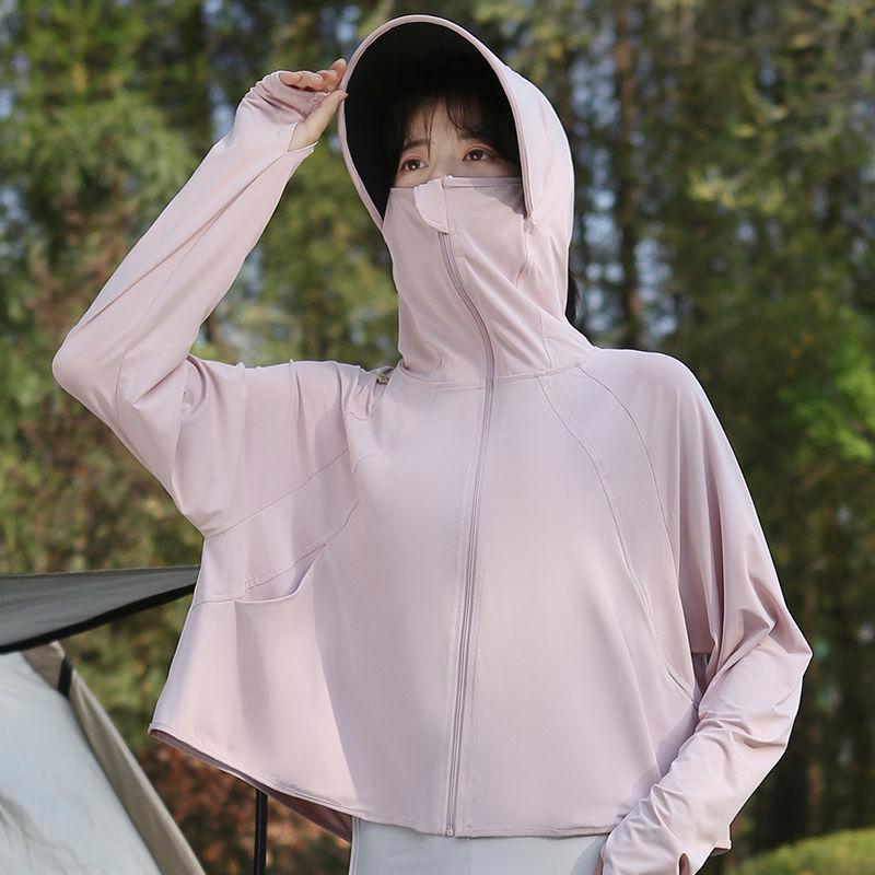 

Женская шаль от солнца UPF50+ из ледяного шелка - Черная, Дышащая, Защита от УФ-лучей L (80-130 jin)