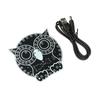 LED Owl Touch Lamp DIY Electronic Crafting Kit Touch Dimmable Nightlight Adjustable Brightness 4 Display Modes for Desktop