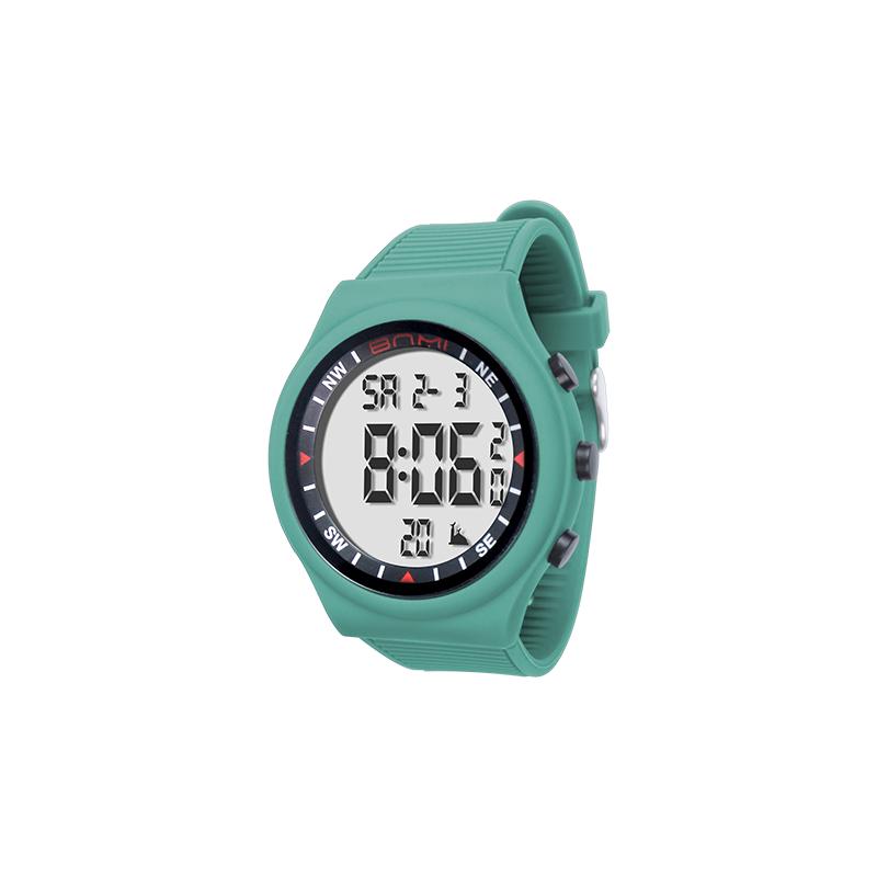 Customizable Logo Luxury Charm Waterproof Digital Dial Sport Watches LED Display 39mm 3BAR Water Resistant Glass Dial Window