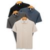 260g Cotton Polo Short-sleeved Mens T-shirt Long Velvet Cotton Markless Top Collar Polo Top