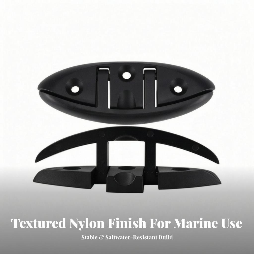 Marine Grade Nylon Cleat Compact Folding Boat Easy Installation for Boats