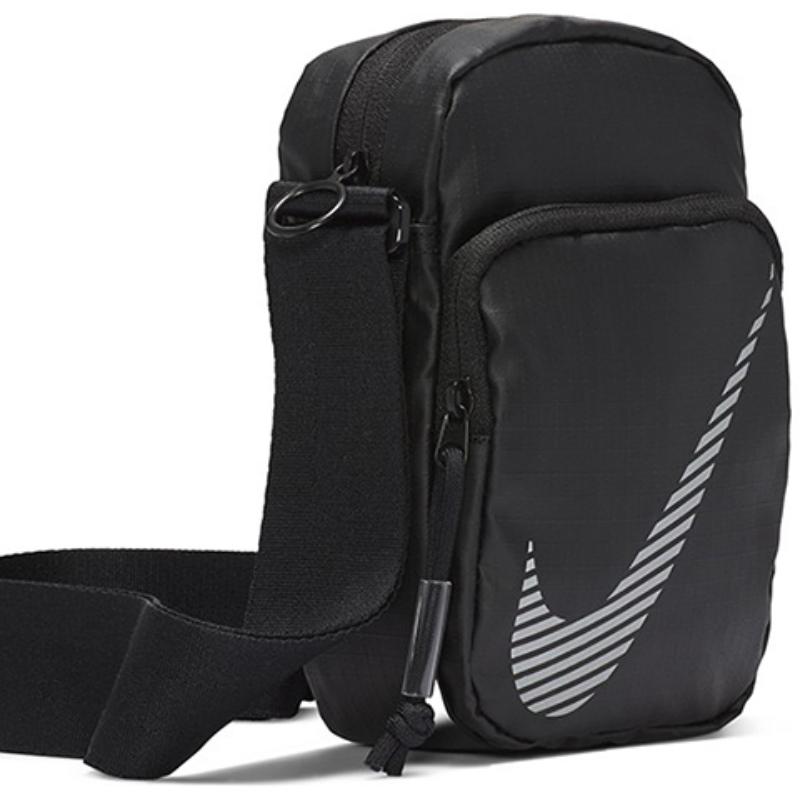 Nike Heritage Synthetic Material Shoulder Bag, Crossbody Bag Regular Unisex Black Casual DB4696-010