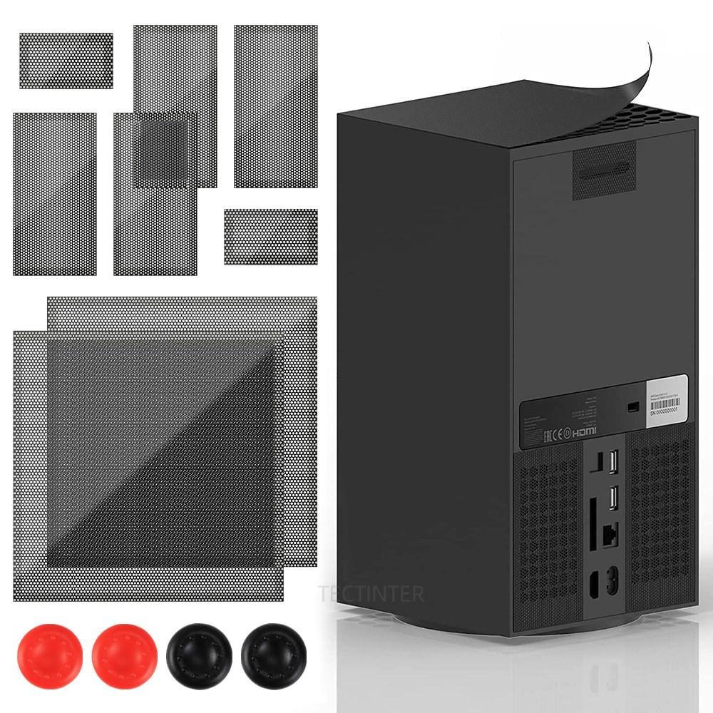 Dust Filter Cover Compatible with Xbox Series X Gaming Console Cooling Fan Filter Dustproof Cover Acssories for Xbox Series X