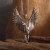 Vintage Gold Wings Wings Necklace Hell Devil Mother Pendant for Men and Women Couples Hip Hop Rock Punk Jewelry