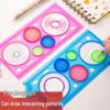 Multifunctional Kaleidoscope Drawing and Measuring Ruler Set for Students