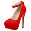 Unisex Herren Hot Drag Queen Schuh Mode Frühling Schuhe Pumps Nachtclub High Heels Wasserdicht Runde Leder Lackleder SM Gay Newhalf