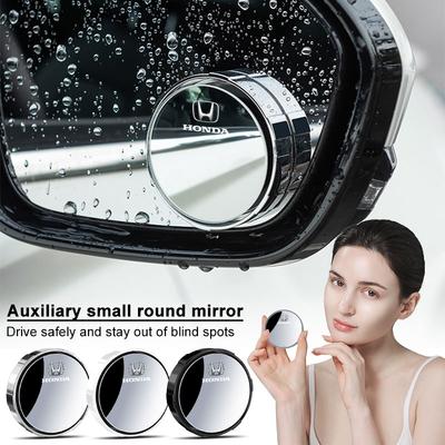 2Pcs Adjustable 360 Degree Car Blind Spot Rear View Mirror Angle For Fit Mugen Insight Type S R VTEC Modulo Vezel RR SiPilot Fit XRV CRV HRV Dio