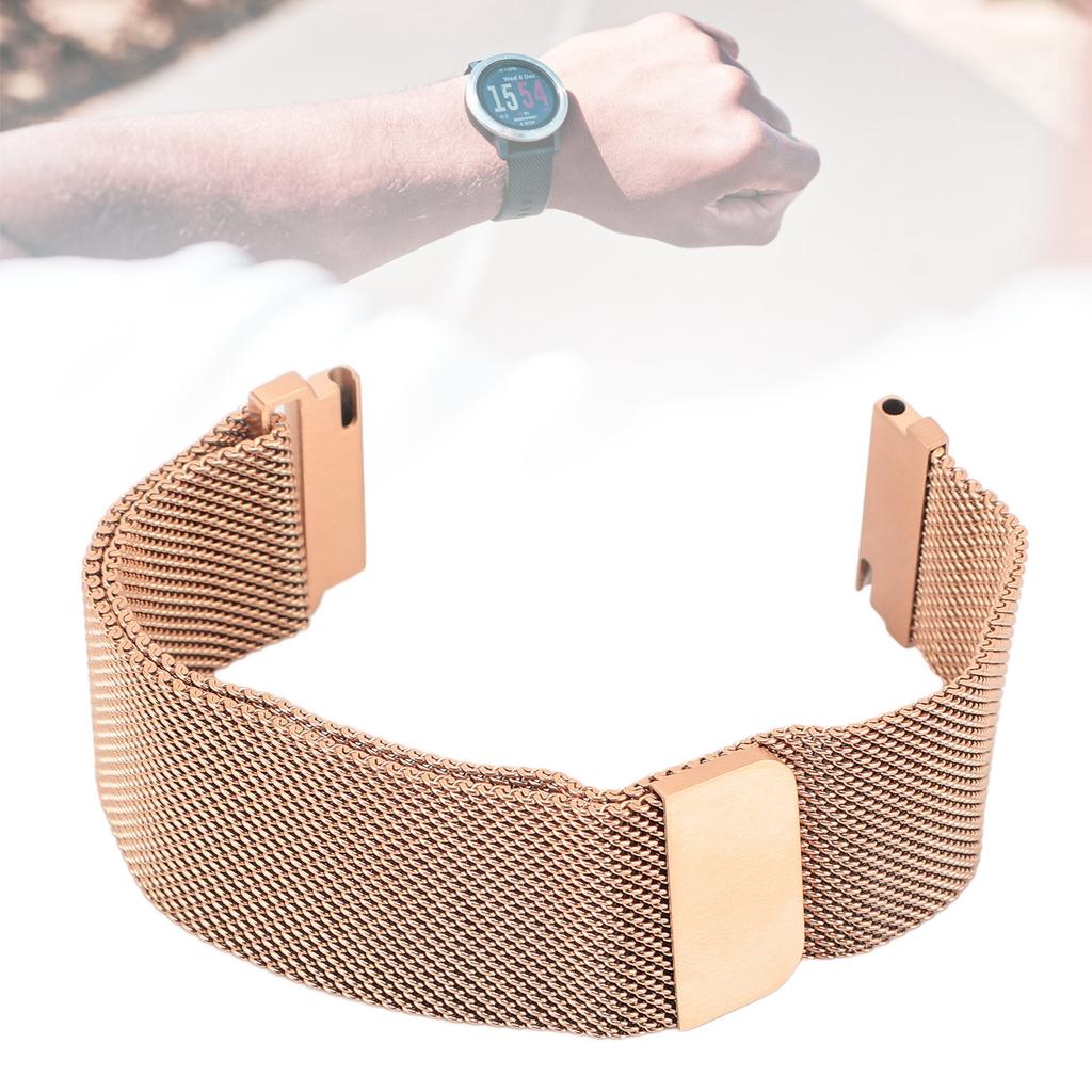 Mesh   Band Stainless Steel Magnetic Clasp Watch Replacement Strap for   Smartwatch
