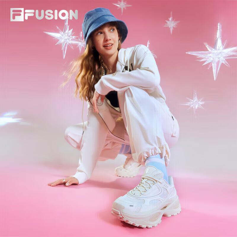 Fila Fusion BIANCO Women's Thick-Soled Running & Casual Shoes