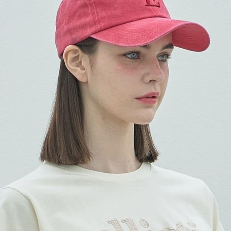 ELLIOTI Pigment Ball Cap_Pop Pink