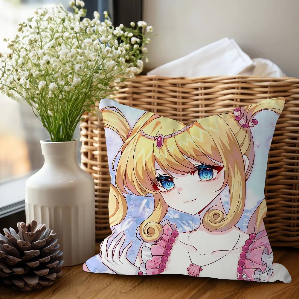 

Mermaid Melody Anime Pichi Pitch Pillowcase Toon Gift Cushion Cover Bedroom Home Sofa Chair Seat Decor Pillow Case 16x16Inch