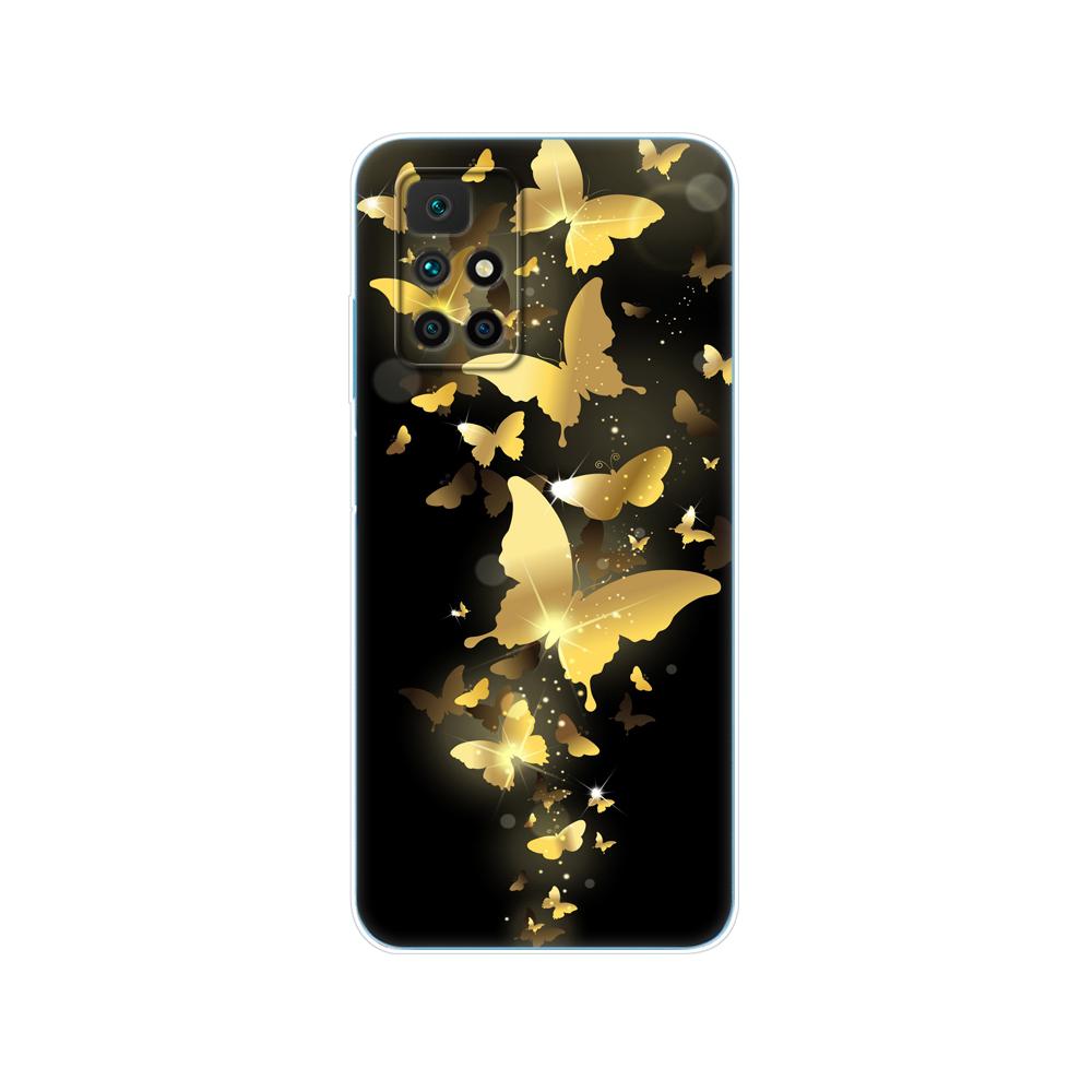 Dla etui Redmi 10 silikonowa tylna okładka etui na telefon dla xiaomi Redmi 10 2022 2021 miękkie etui 6.5 cala Redmi10 globalne etui typu bumper z tpu