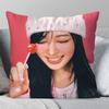 Giselle Girl Group Singer A-Aespa Pillow Case Square Pillow Bedroom Sofa Leisure Comfort Car Living Room Home Decoration 40X40