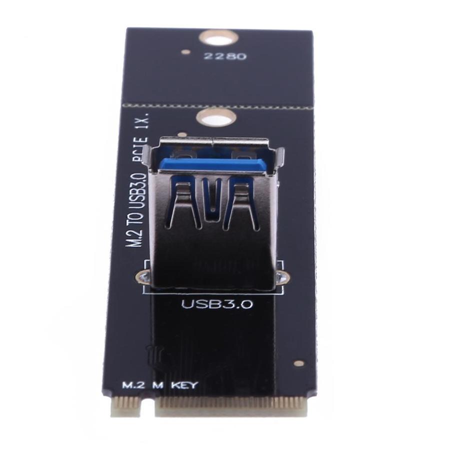4pcs NGFF M.2 To USB 3.0 Converter PCI-E Riser Card Adapter For Mining Machine