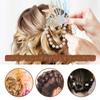 LEDMOMO Hairpin with Pearl and Rhinestone Hair 16 x Perfect for Weddings and Accessory Starfish-Shaped Inlay, Women's Clip, 13cm, Parties,