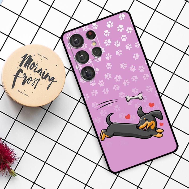 

DACHSHUND Case For Samsung Galaxy S23 S21 S22 Ultra S8 S9 S10 Note 10 Plus Note 20 Ultra S20 FE Cover Galaxy S22 Plus