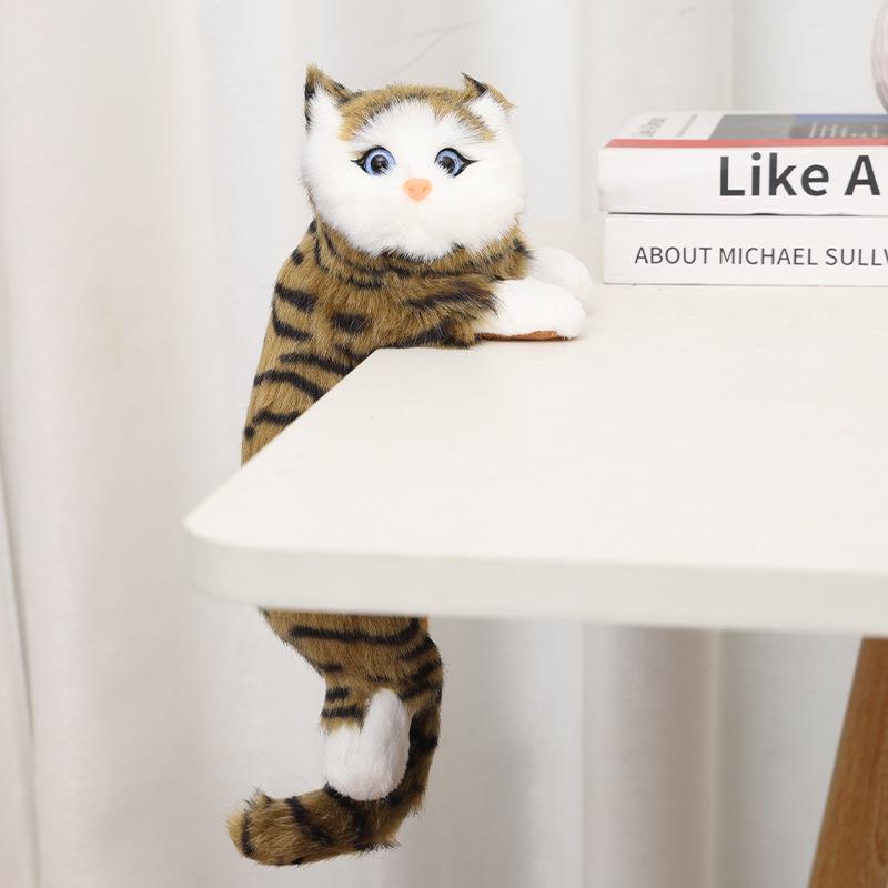 Creative Pet Cat Figurine: Home Decor & Children's Toy
