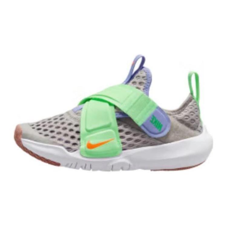 

New Nike Flex Advance Anti-Slip And Wear-Resistant Breathable Kids Lifestyle Shoes Gray Green White Kids DC9370-013 35