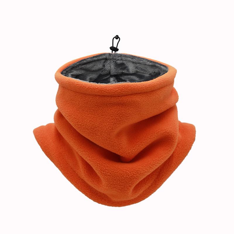 Yingbo Winter Cycling Scarf: Thick Fleece Neck Warmer & Windproof Dust Mask