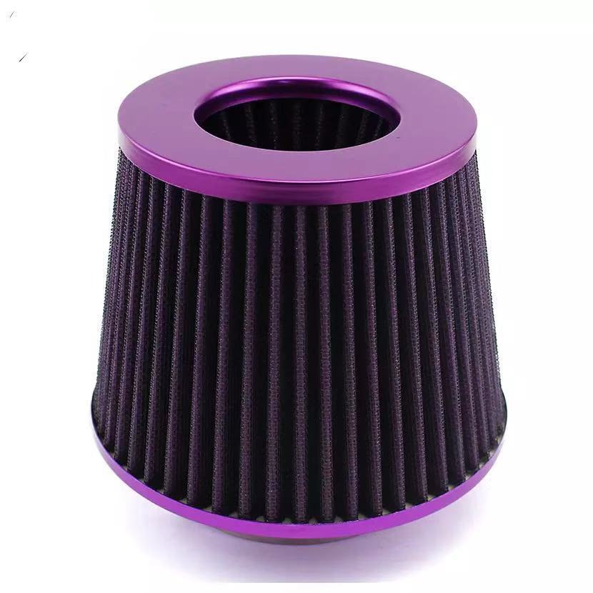76MM 3 Inch High Flow Cold Air Intake Filter Universal Induction Kit Car Accessories Vehicles Air Filters Sport Power Mesh Cone Mass Air Flow 3