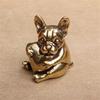Dog Figurine With Heart Charm Handcrafted Decoration