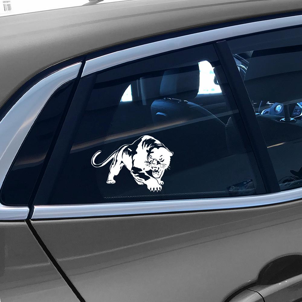Graphcis Wild Panther Hunting Car Stickers Decor Waterproof Motorcycle Decals Fit Various Surface Decoration For Cars SUV Van RV