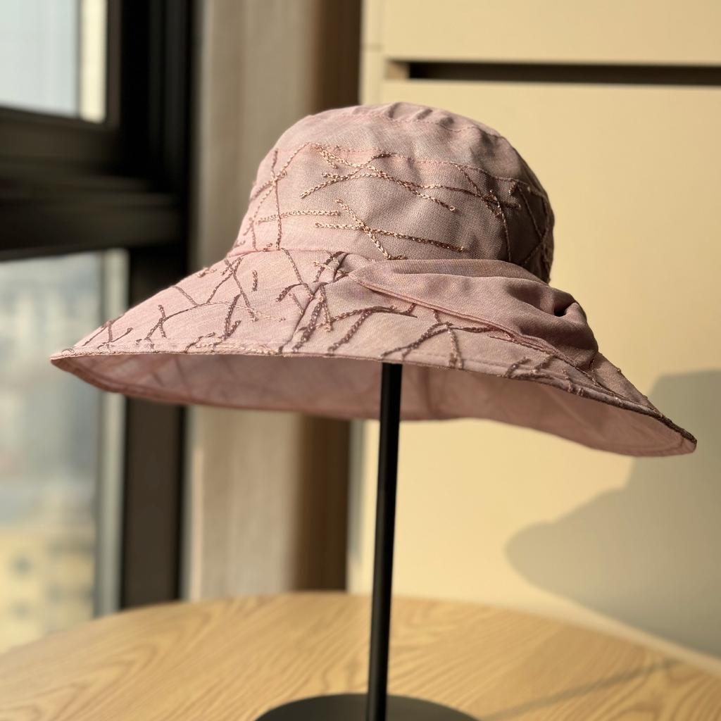 Korean-style large brim fisherman hat for women, summer outdoor sun hat, UV protection, foldable sun hat