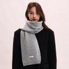 Wool Knitted 100% Cashmere Scarf Female and Male Thickened Scarf Warm Couple Parent-child Model Autumn and Winter Gift