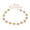 Daisy Decorated Metal Flower Carved Waist Chain Women Fashion Jewelry Waist
