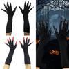 Cool Halloween Gloves Long Section Spooky Claw Dress Up Gloves Fashionable Long Nails Cosplay Halloween Funny Gloves