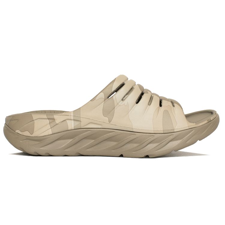 Hoka One One Ora Recovery Slide Comfortable Eva Non-Slip Slide Sandals Unisex Sandals Beige 1126850-DOTN