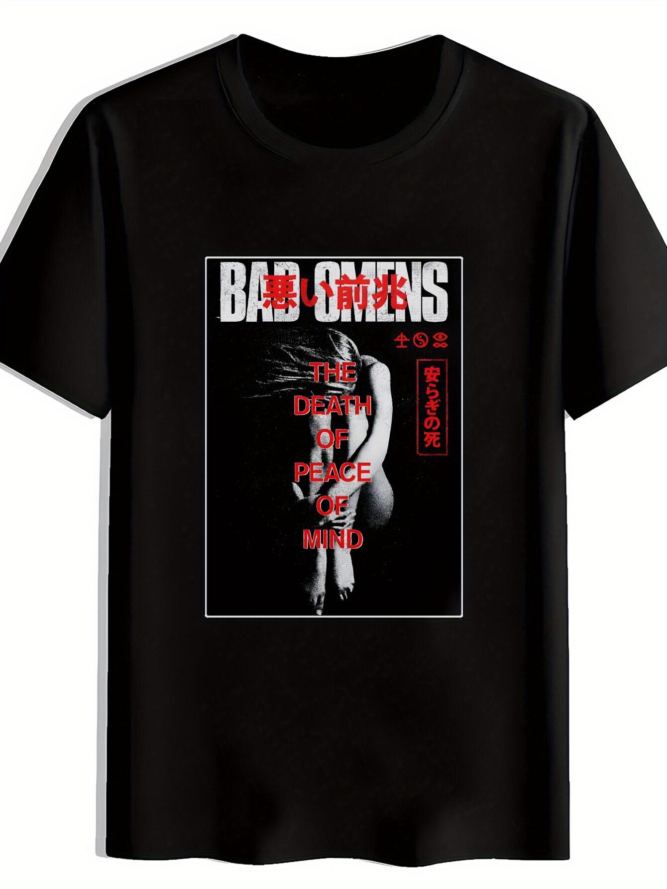 T-shirt One-piece Printed with Vintage Band Design M