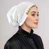 Newest Plain Leaf Diamond Undercap jersey Cotton Inner Hijab Tube Cap Modal Instant Hijab Elastic Bonnet