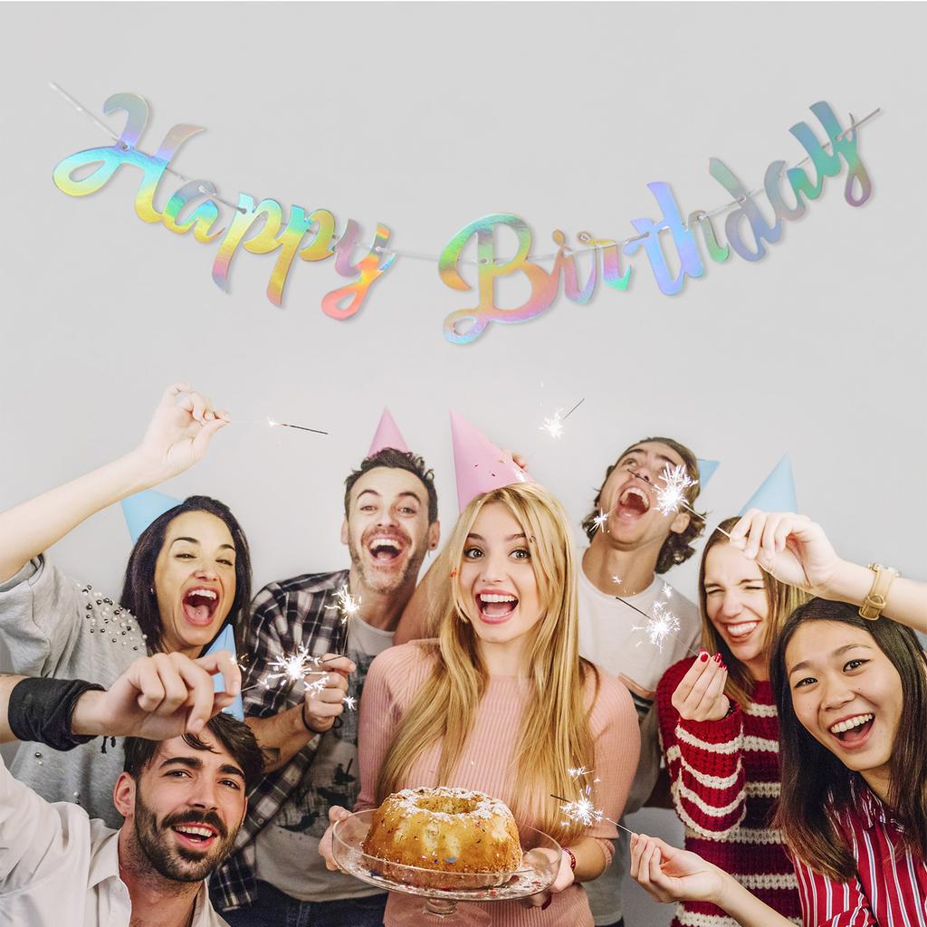 Happy Birthday Banner Birthday Banner Birthday Decorations Happy Birthday Decorations For Birthday Party