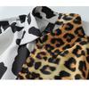 At Marvelous Animal Print Crazy Pattern Street Fashion Men's Shirt, Paneled, Asymmetrical, (ST/No. 23150) (AA, L)