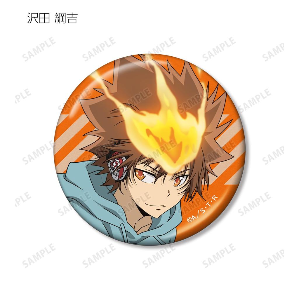 Katekyo Hitman Reborn! Original Illustration Training Scene Ver. Trading Metallic Can Badges Box of 10
