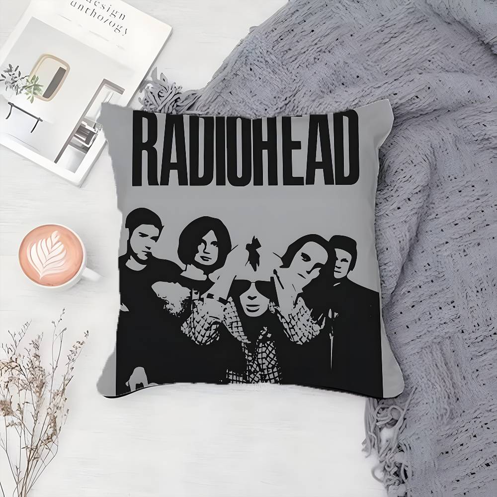 Band R-Radiohead-MT Rock Promotion Kissenbezug Druck Kissenbezug Wohnzimmer Sofa Kissenbezug Schlafzimmer Raumdeko