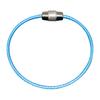 5/10Pcs Durable Steel Wire Rope Ring Connector Keychain Key Holder Hanging Cable