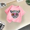 Summer's New Stylish and Fashionable Short-sleeved T-shirts for Boys and Girls, Round-neck Short-sleeved Children's Clothing