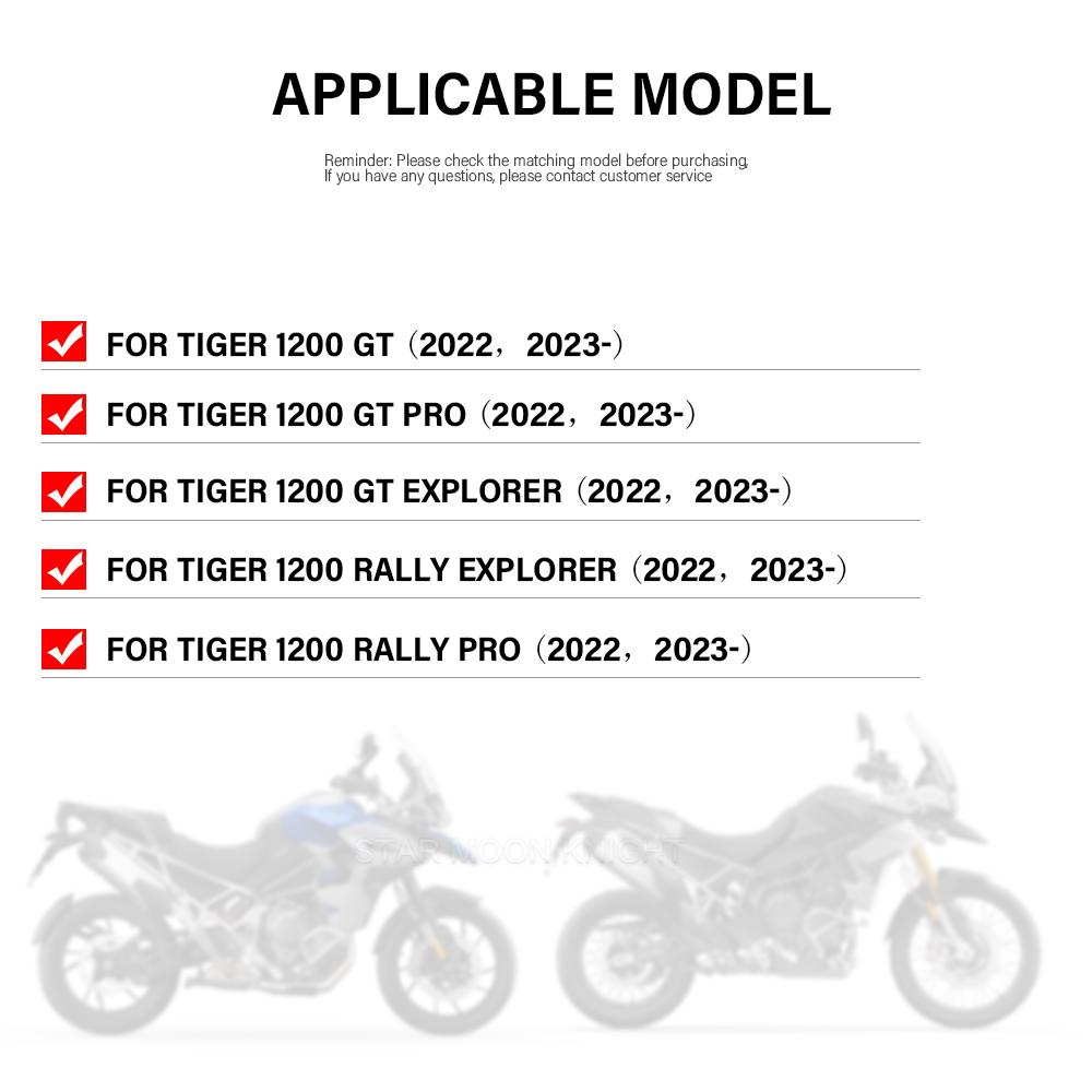 Swingarm Protectors For Tiger 1200 GT Explorer Pro Rally Pro Explorer 2022 2023 Swing Arm Guard Protection Motorcycle