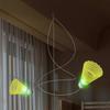 Glowing Badminton Trainer Badminton Practice Profession Stretch Badminton Training Tool Self Study Shuttlecock Rebounds
