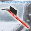 2-in-1 Auto-Schneebürste und Eiskratzer Auto-Schneebürste Multifunktionale Schnee Lange Reinigungsschaufel Schaufel Entfernung Griff Kratzer N5M4